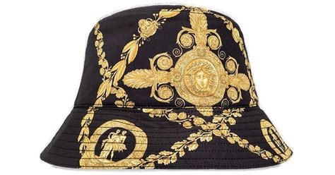 versace mens hat|men versace bucket hat.